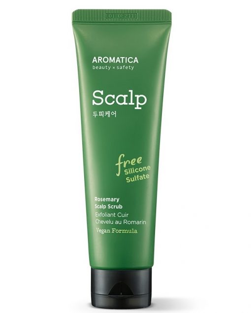 скраб с розмарином для очищения кожи головы aromatica rosemary scalp scrub