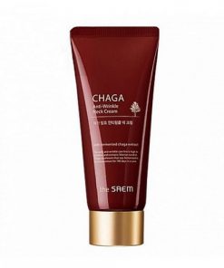 крем для шеи антивозрастной the saem chaga anti-wrinkle neck cream