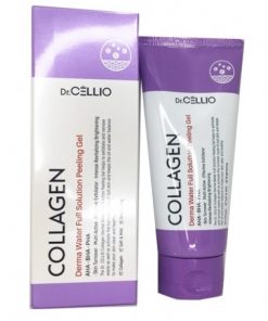 пилинг-гель с коллагеном dr.cellio  collagen derma water full solution peeling gel