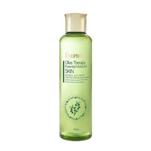 интенсивно увлажняющий тонер с экстрактом оливы deoproce olive therapy essential moisture skin