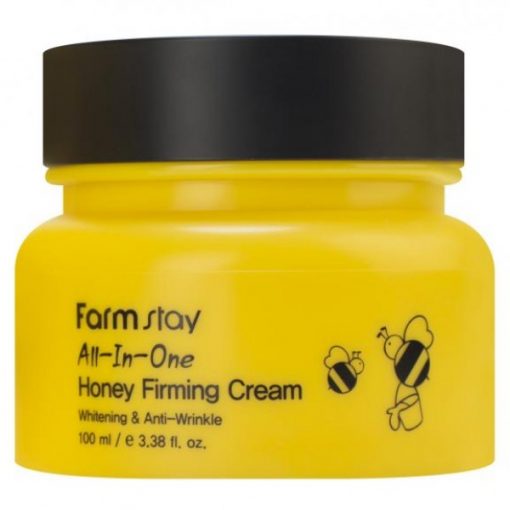 укрепляющий крем для лица с экстрактом меда farmstay all-in-one honey firming cream