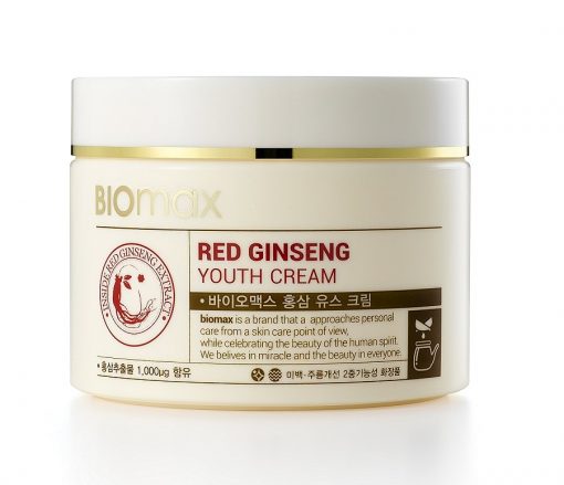крем для с экстрактом красного женьшеня biomax red ginseng youth cream