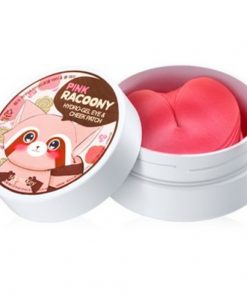 патчи для глаз и скул гидрогелевые secret key pink racoony hydro-gel eye & cheek patch