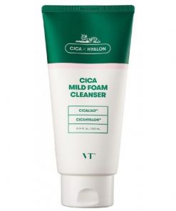 мягкая очищающая пенка с центеллой азиатской vt cosmetics cica mild foam cleanser