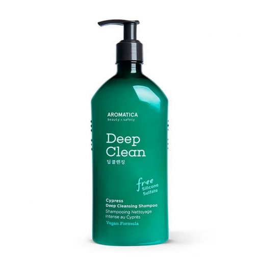 бессульфатный глубокоочищающий шампунь с кипарисом aromatica cypress deep cleansing shampoo