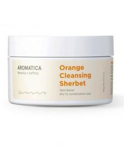 очищающий шербет на основе апельсинового масла aromatica renewal orange cleansing sherbet