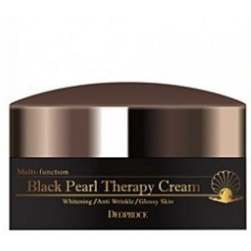 крем для лица с черным жемчугом антивозрастной deoproce black pearl therapy cream