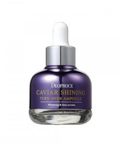 сыворотка для лица с экстрактом икры deoproce caviar shining turn over ampoule