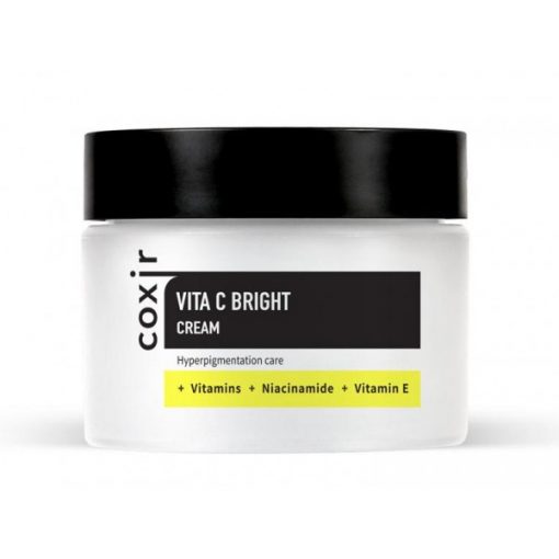 крем выравнивающий тон кожи с витамином с coxir vita c bright cream