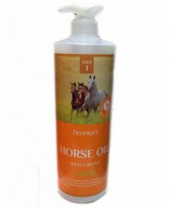 шампунь с гиалуроновой кислотой и лошадиным жиром deoproce horse oil hyalurone shampoo