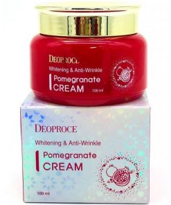 крем для лица антивозрастной deoproce whitening and anti-wrinkle pomegranate cream