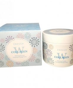 крем массажный осветляющий enough collagen whitening premium cleansing & massage cream