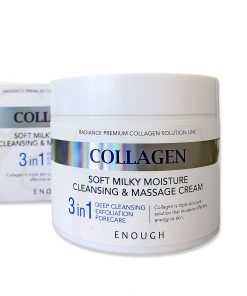массажный крем с коллагеном enough collagen 3 in 1 cleansing & massage cream