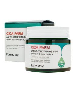 восстанавливающий крем-бальзам для лица с центеллой азиатской farmstay cica farm active conditioning balm