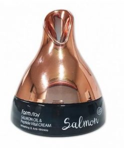 омолаживающий крем с маслом лосося и пептидами farmstay salmon oil & peptide vital cream