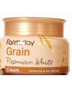 осветляющий крем с маслом ростков пшеницы farmstay grain premium white cream