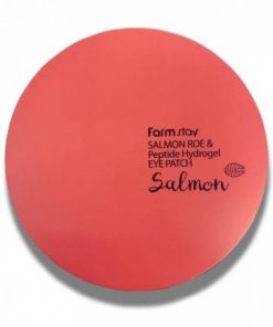 гидрогелевые патчи с экстрактом икры лосося и пептидами farmstay salmon roe & peptide hydrogel eye patch