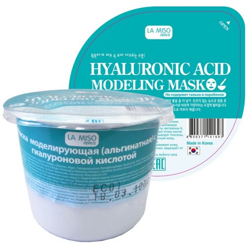 маска моделирующая с гиалуроновой кислотой la miso hyaluronic acid modeling mask