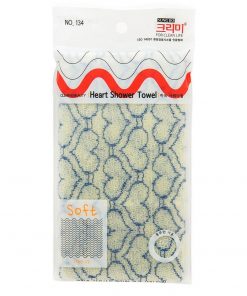 мочалка для душа (28х100) sungbo cleamy heart shower towel clean & beauty (28x100)