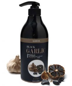 шампунь-кондиционер против выпадения волос с черным чесноком juno gawol black garlic premium hair shampoo and conditioner