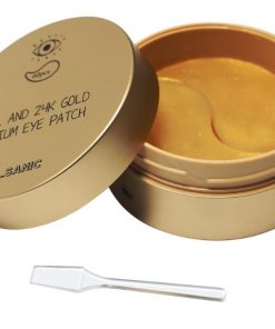 премиальные патчи для глаз с муцином улитки и золотом l’sanic snail and 24k gold premium eye patch