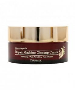 крем для лица антивозрастной с женьшенем deoproce repair machine ginseng cream