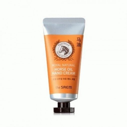 крем для рук с лошадиным жиром the saem royal natural horse oil hand cream