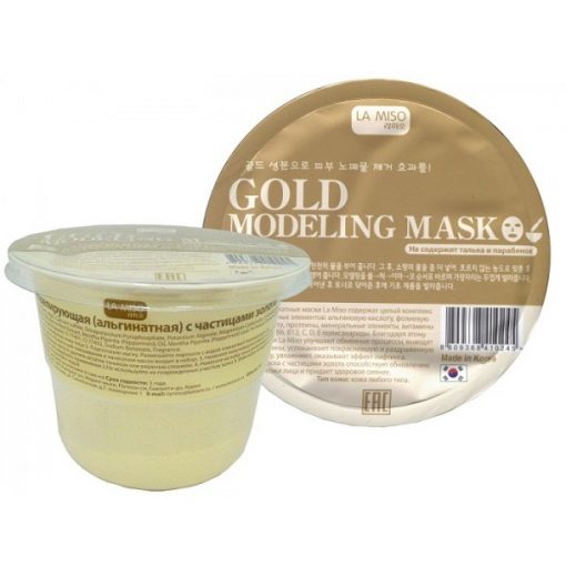 маска моделирующая с частицами золота la miso gold modeling mask