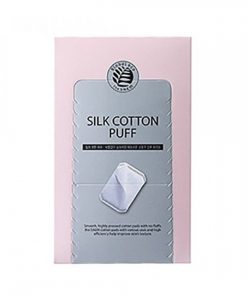 спонжи косметические шелковые the saem silk cotton puff (new)