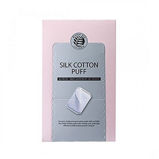 спонжи косметические шелковые the saem silk cotton puff (new)