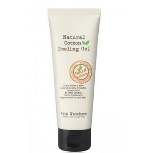 отшелушивающий гель-скатка для лица skin watchers natural cotton peeling gel