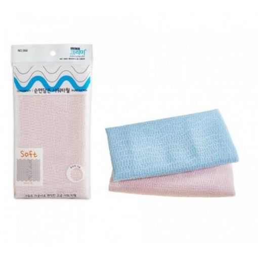 мочалка для душа sungbo cleamy clean & beauty pure cotton shower towel