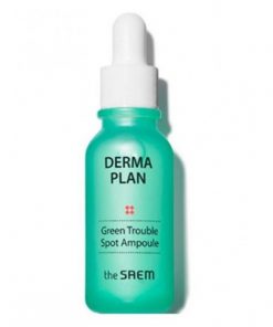 сыворотка для проблемной кожи the saem derma plan green trouble spot ampoule