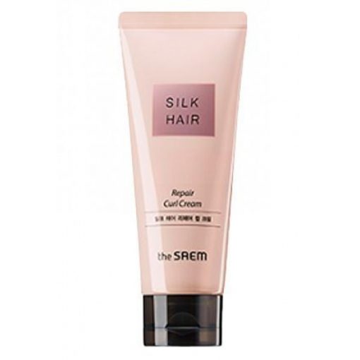 крем-контур для вьющихся волос the saem silk hair repair curl cream