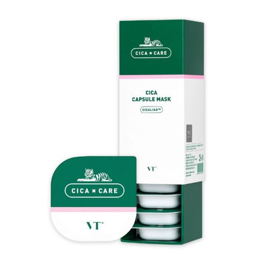 капсульная глиняная маска с центеллой азиатской vt cosmetics cica capsule mask