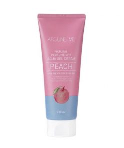 крем-гель для тела с экстрактом персика welcos around me natural perfume vita aqua gel cream peach