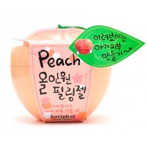 пилинг-скатка персиковая все-в-одном baviphat peach all-in-one peeling gel