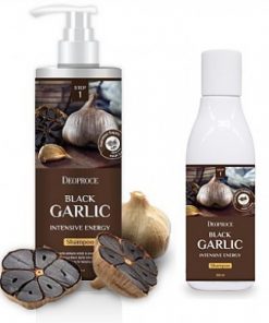 шампунь для волос с черным чесноком deoproce black garlic intensive energy shampoo