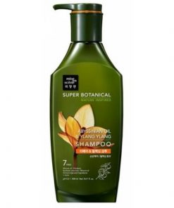 восстанавливающий и расслабляющий шампунь mise en scene super botanic repair shampoo abyssinian oil and ylang ylang