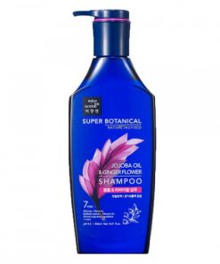 восстанавливающий шампунь для объема волос mise en scene super botanic volume shampoo jojoba oil and ginger flower