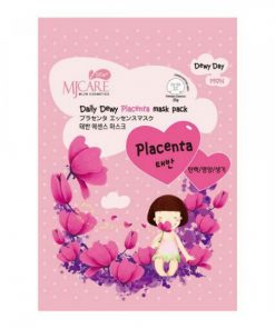 маска тканевая с плацентой mijin mj care daily dewy placenta mask pack