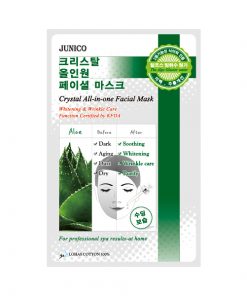 маска тканевая c алое mijin junico crystal all-in-one facial mask aloe