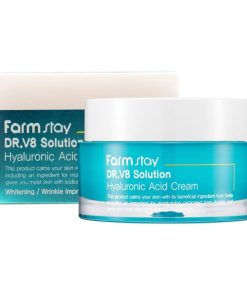 крем с гиалуроновой кислотой farmstay dr-v8 solution hyaluronic acid cream