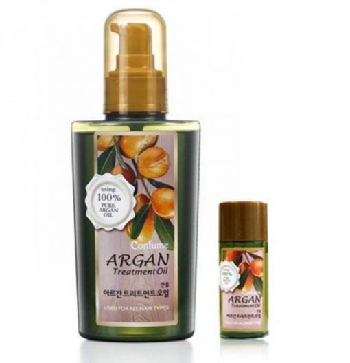 масло для волос аргановое с омолаживающими свойствами welcos confume argan масло набор