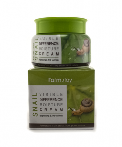 увлажняющий крем с улиточным муцином farmstay visible difference moisture cream (snail)