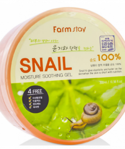 многофункциональный смягчающий гель с экстрактом слизи улитки farmstay moisture soothing gel snail