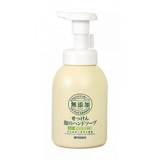 пенящееся жидкое мыло для рук miyoshi additive free bubble hand soap