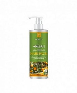 маска для волос с аргановым маслом deoproce argan silky moisture hair pack