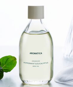 масло для тела с мятой и эвкалиптом aromatica awakening body oil peppermint & eucalyptus