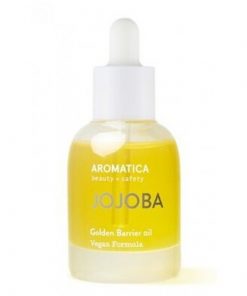 масло жожоба для лица aromatica jojoba golden barrier oil